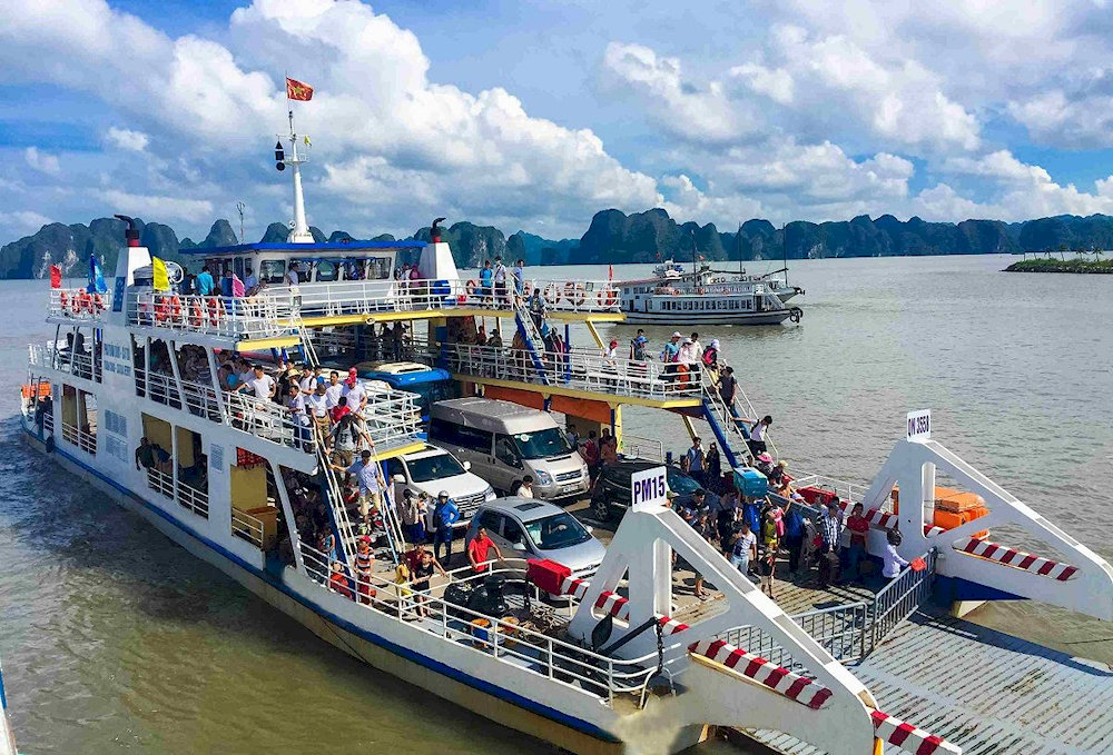 This ferry option offers a more direct and scenic way to reach Cat Ba from Quang Ninh 